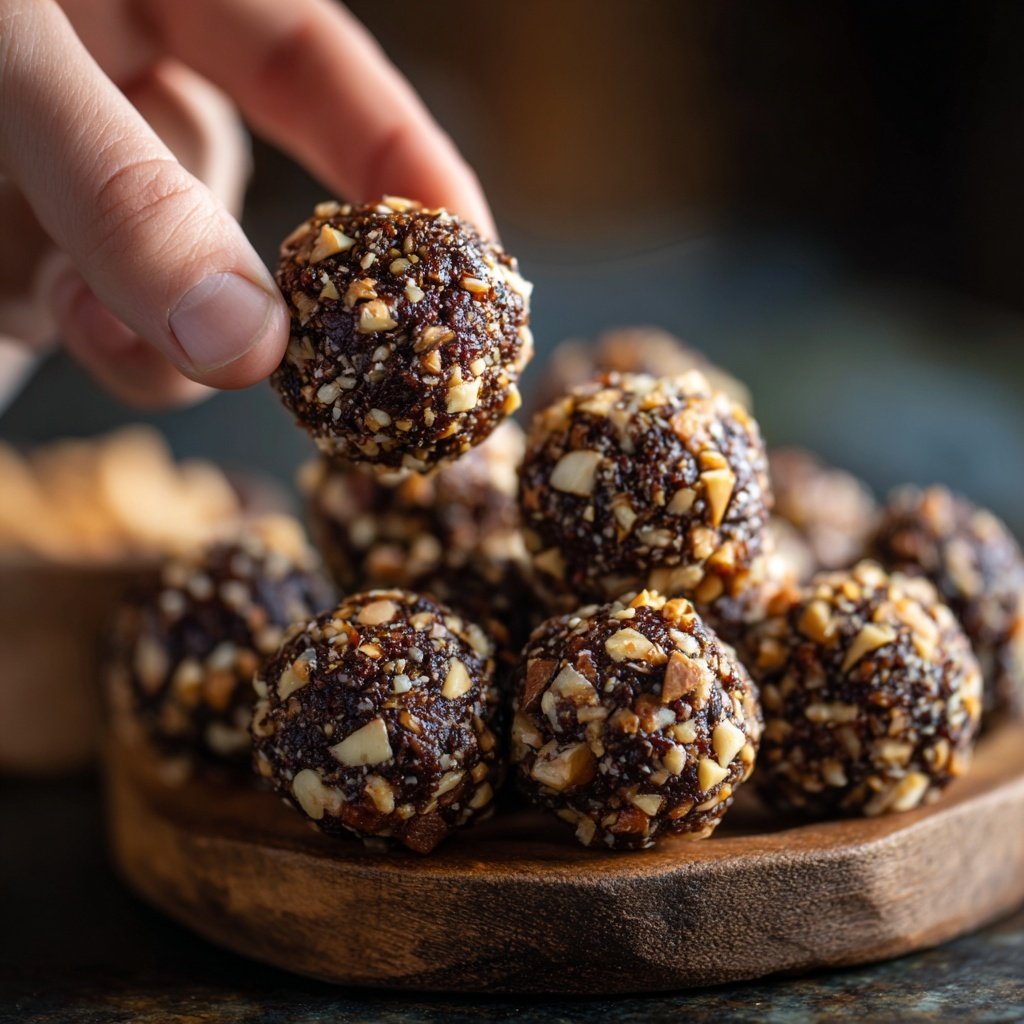 Chocolate Date Energy Balls