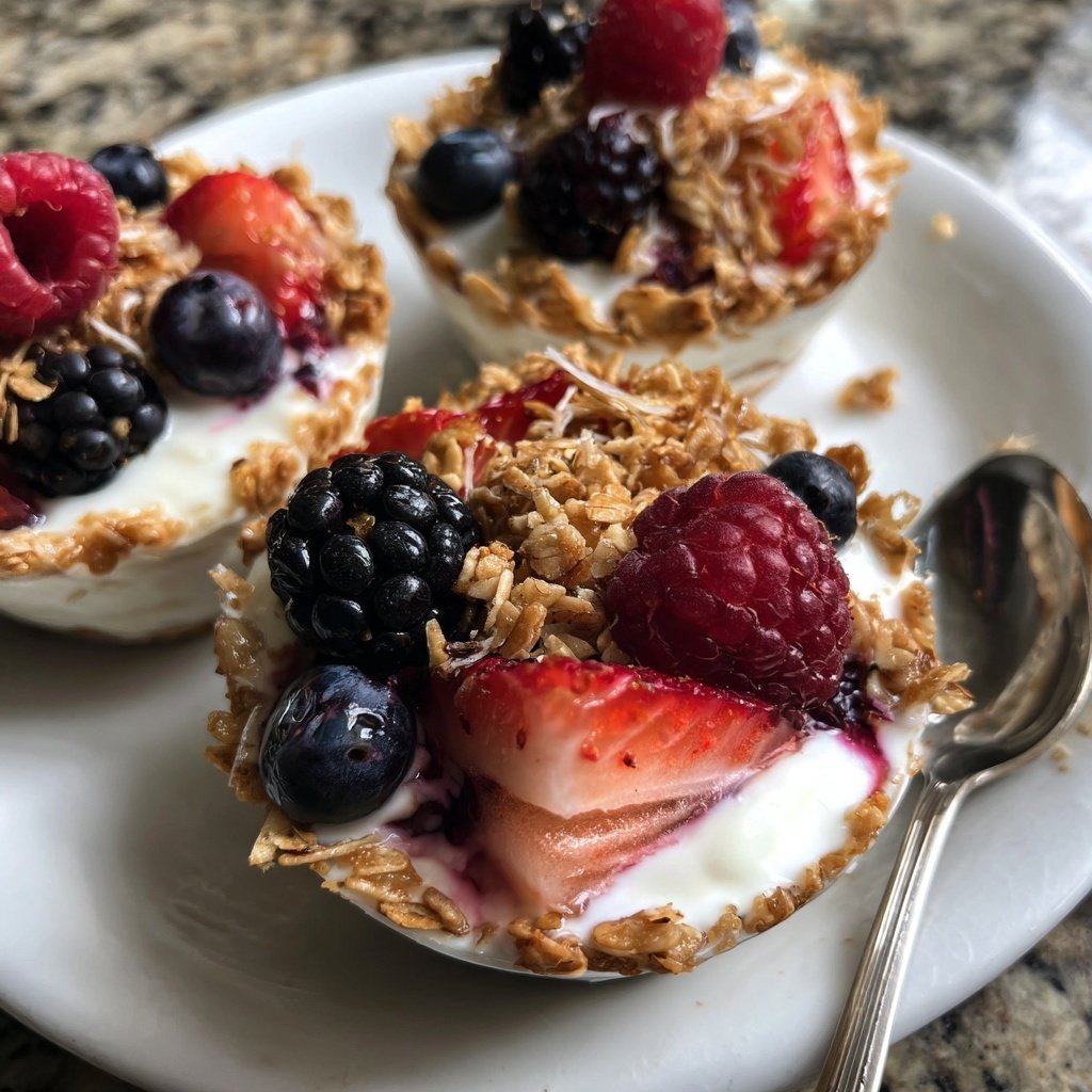 Berry Yogurt Breakfast Cups