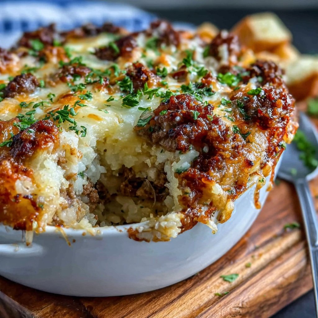 Ground Beef And Rice Casserole