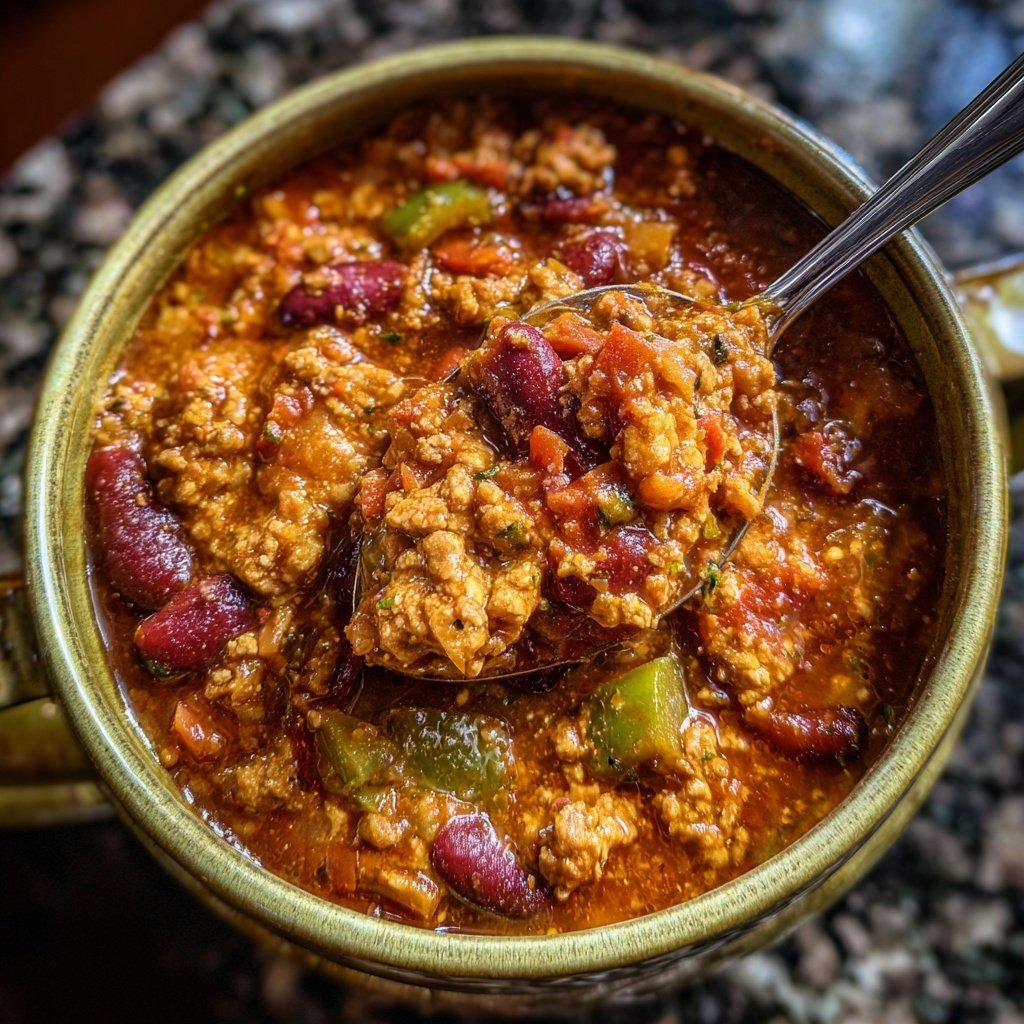 Ground Turkey Chili With Beans