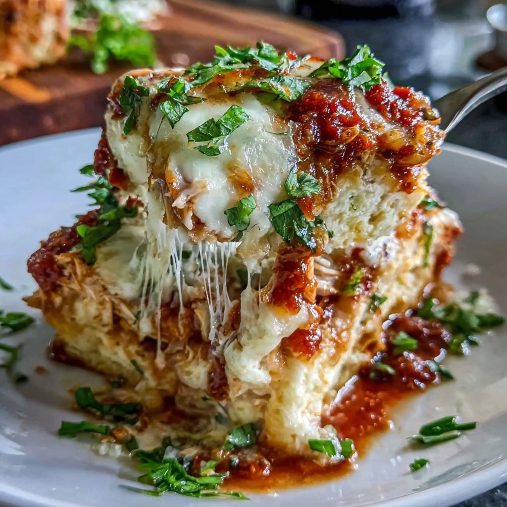 Shredded Chicken Enchilada Casserole