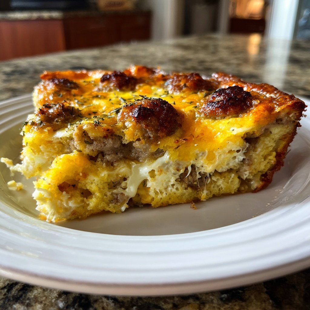 Keto Sausage And Egg Breakfast Bake