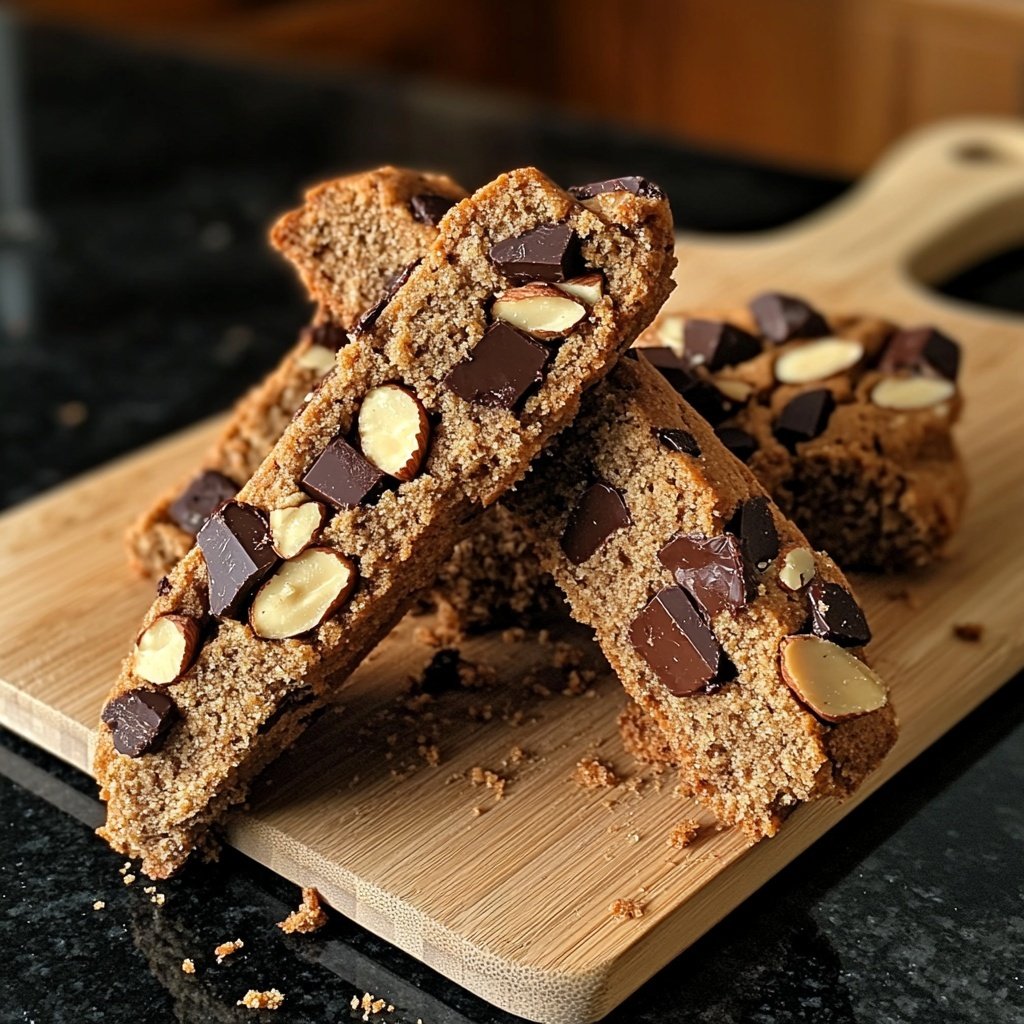 Chocolate Almond Biscotti