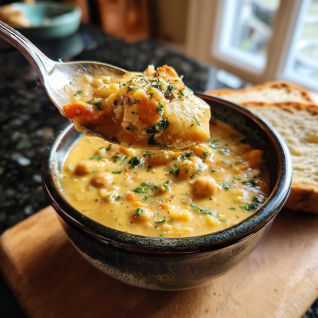 Creamy Lemon Chickpea Stew