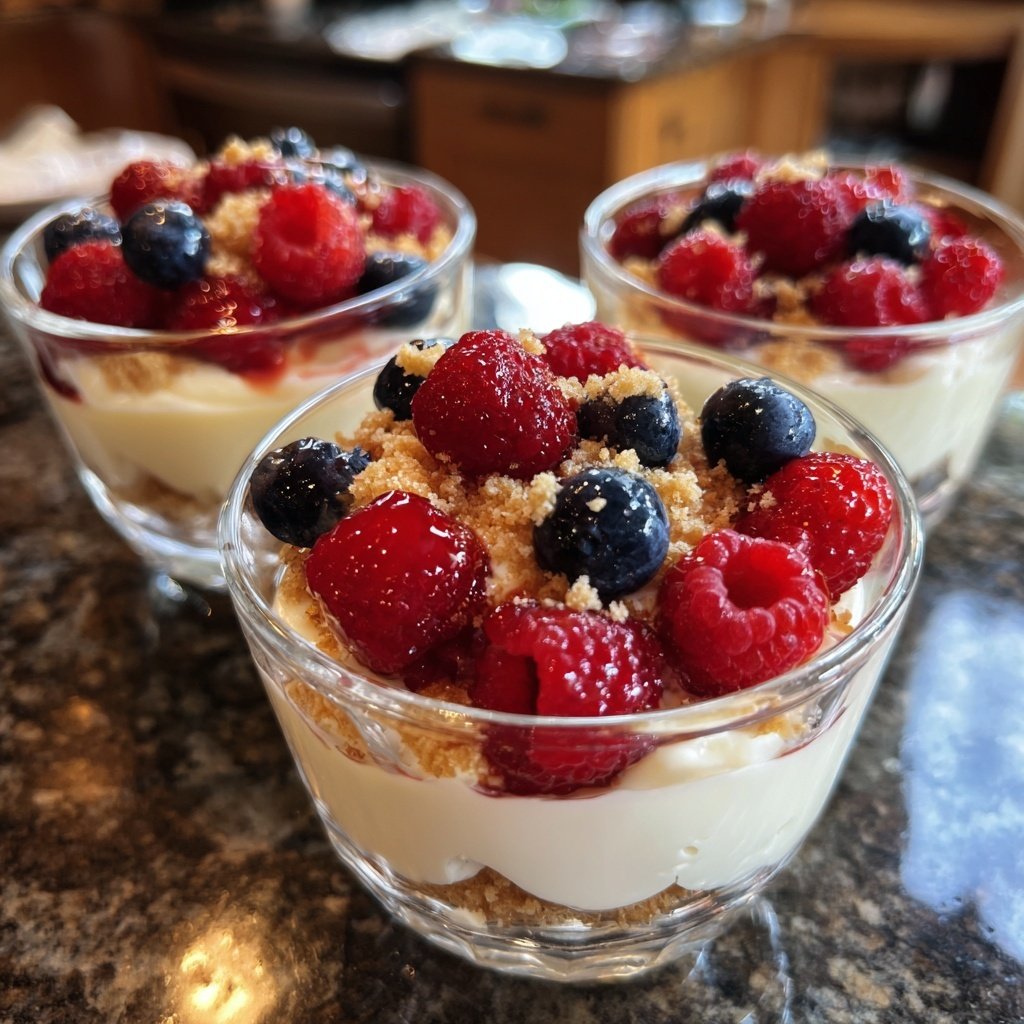 Vanilla Berry Yogurt Parfaits