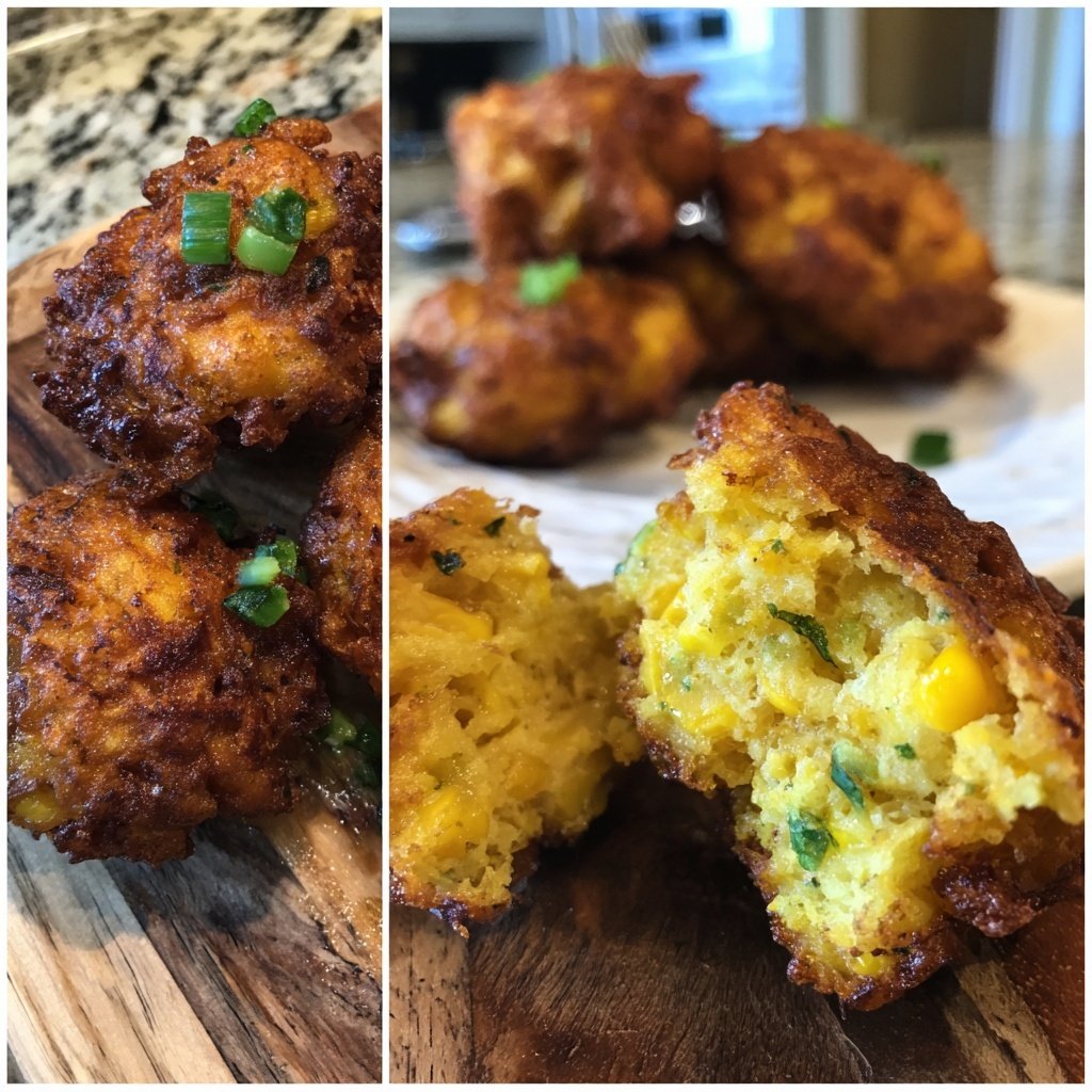 Jamaican Sweet Corn Fritters