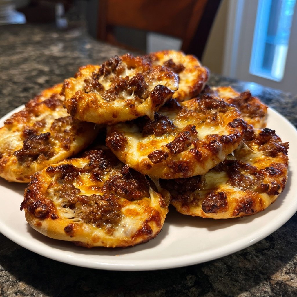 Super Bowl Party Food Stuffed Mini Flatbreads