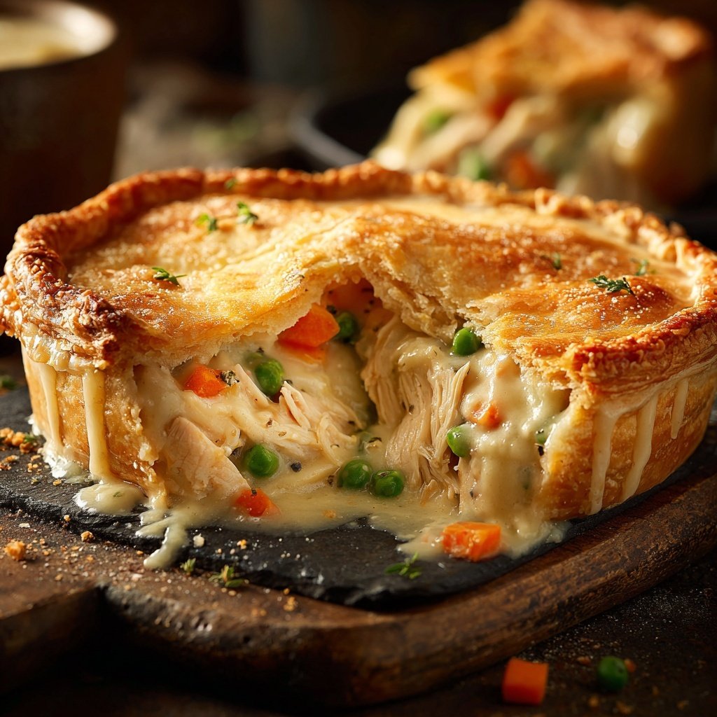 Chicken Pot Pie With Flaky Crust