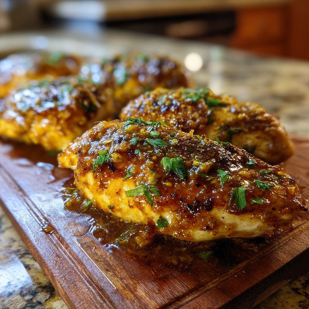 Baked Honey Mustard Chicken Breasts