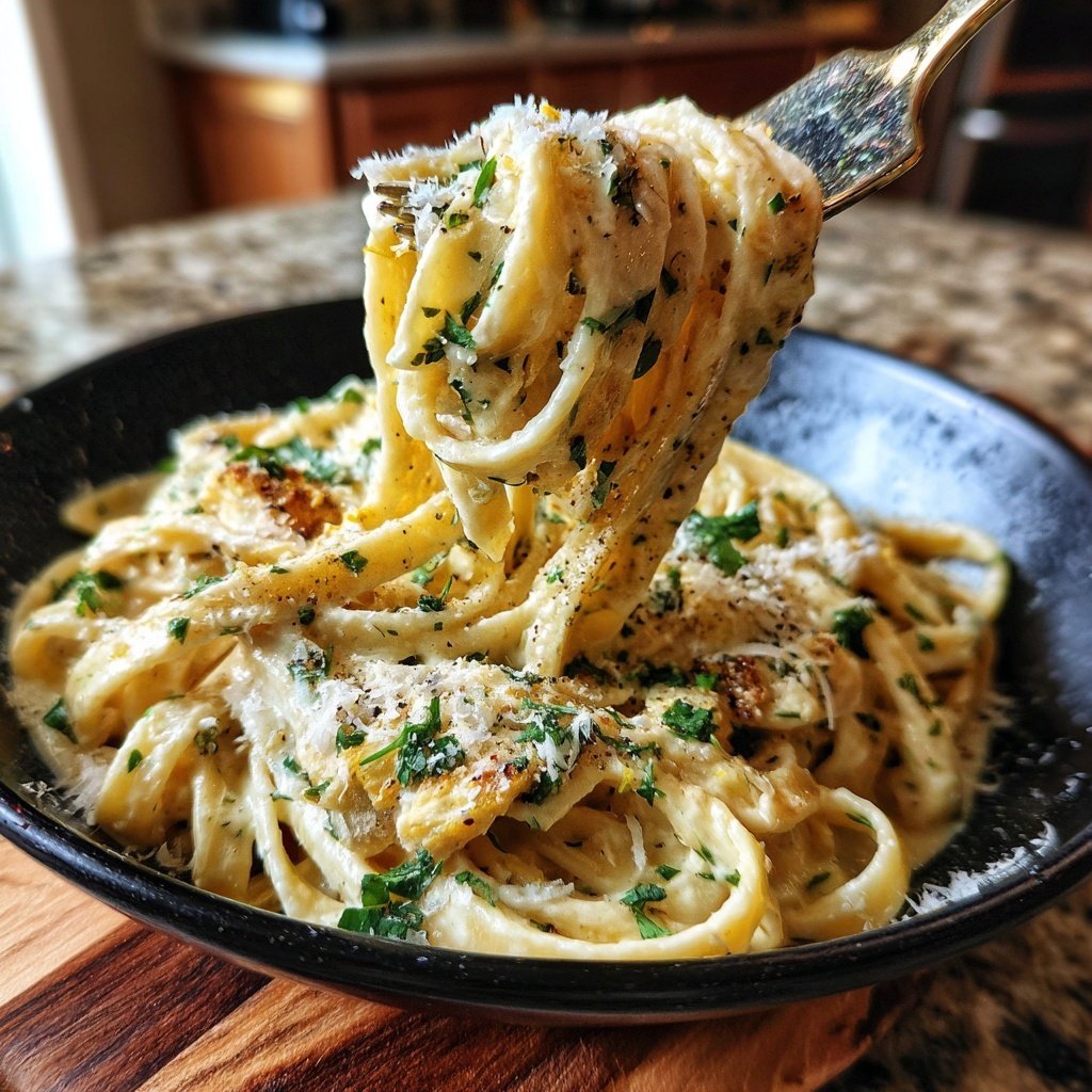 Romantic Lemon Cream Pasta