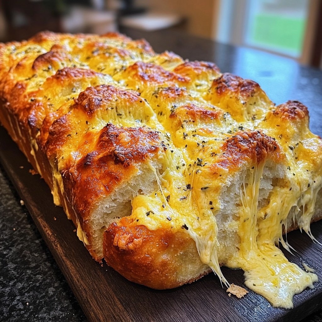 Super Bowl Party Food Cheesy Pull Apart Bread