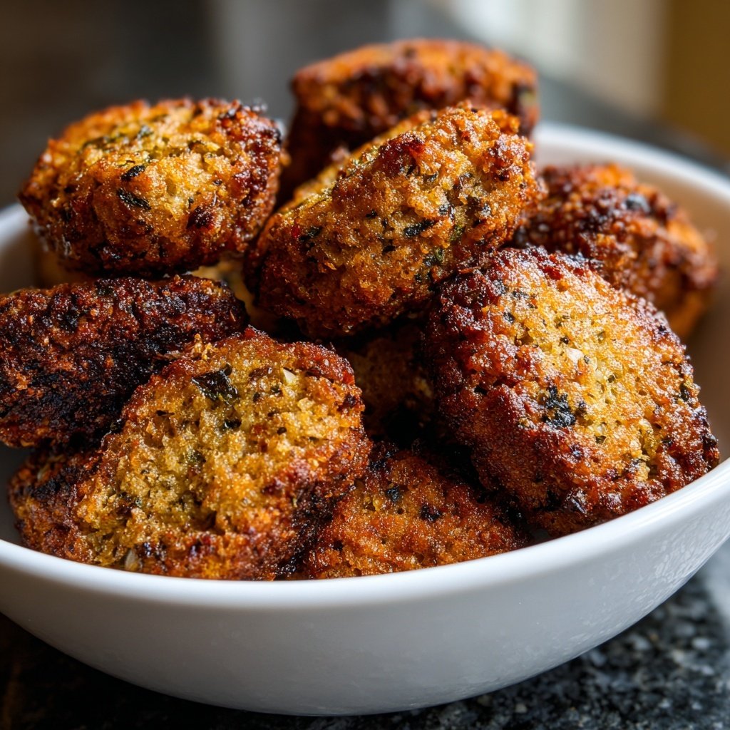 Super Bowl Food Crispy Falafel Nuggets