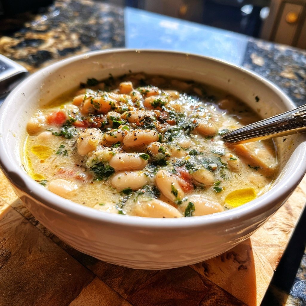 Sunday Creamy White Bean Stew