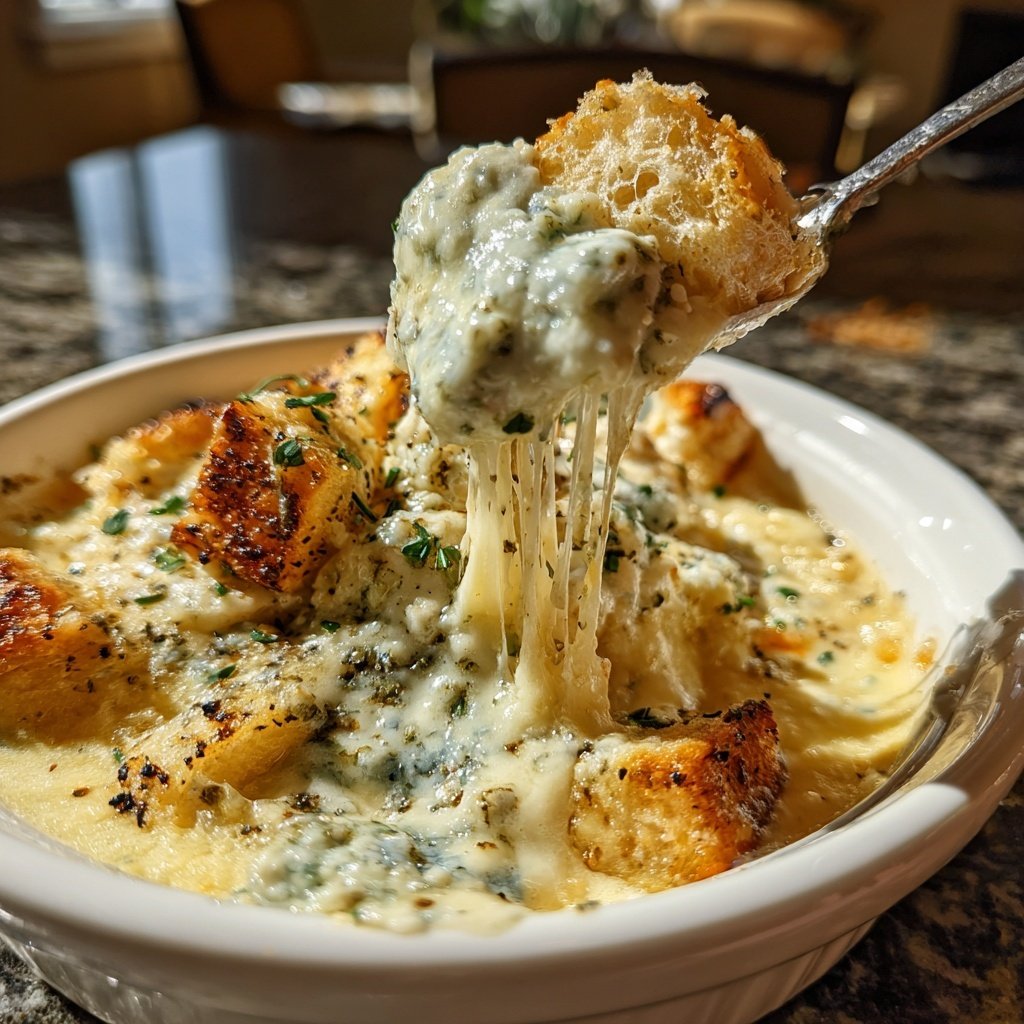 Fondue with Blue Cheese Blend