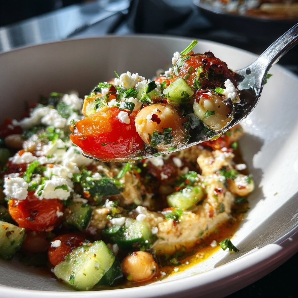 Healthy Lunch Mediterranean Bean Bowls